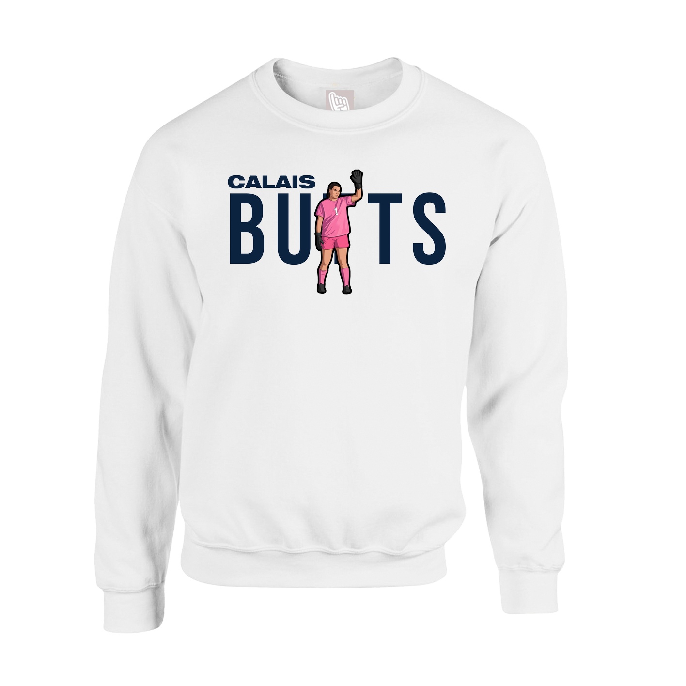 Fleece Crew — Player Name in White