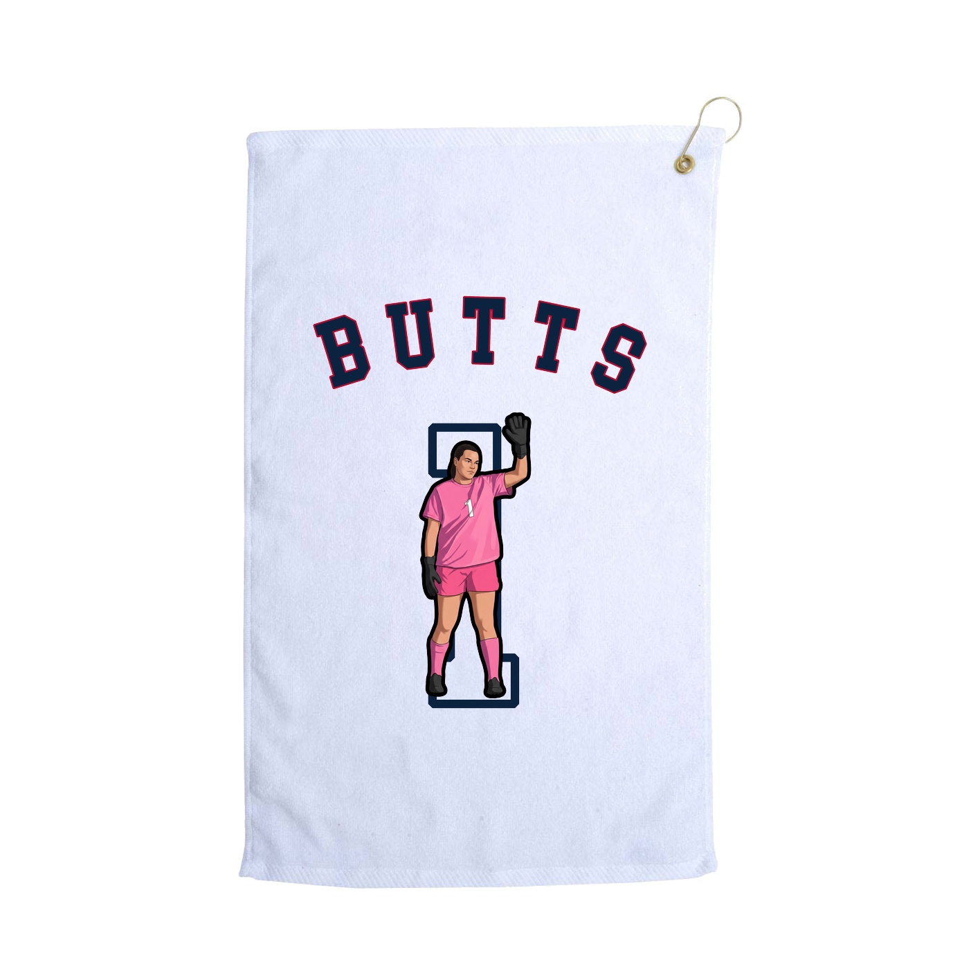 Golf Towel — Shirsey Arch in White