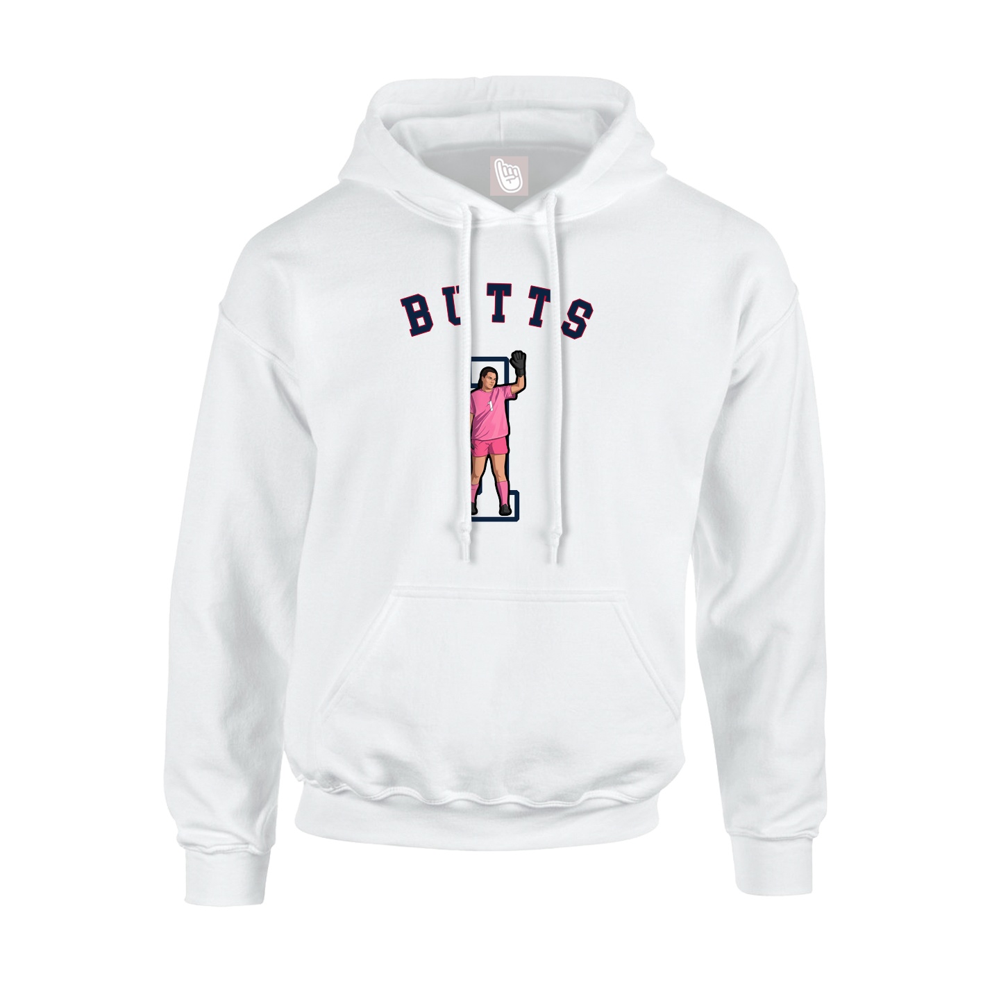 Youth Hoodie — Shirsey Arch in White
