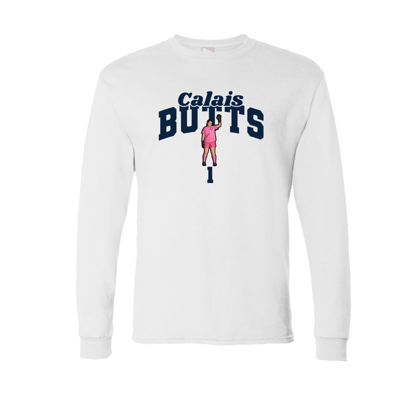 Long Sleeve Tee — Signature Arch in White