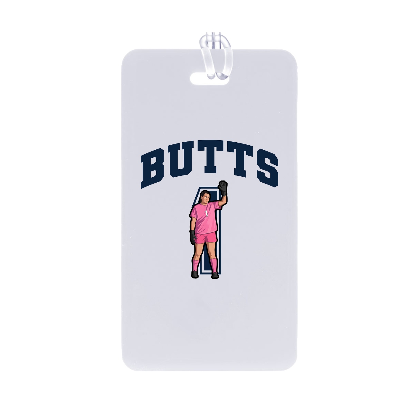Bag Tag — Number in Classic