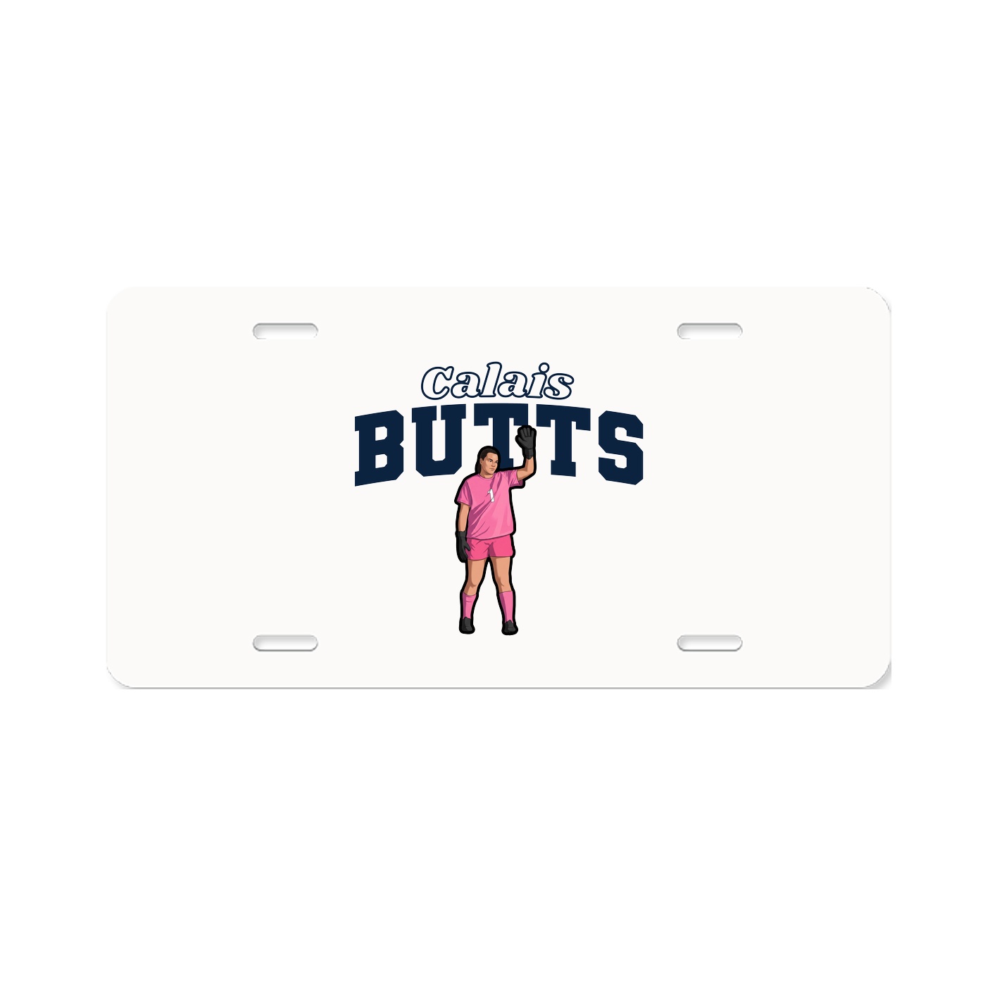 License Plate — Name Arch in Classic