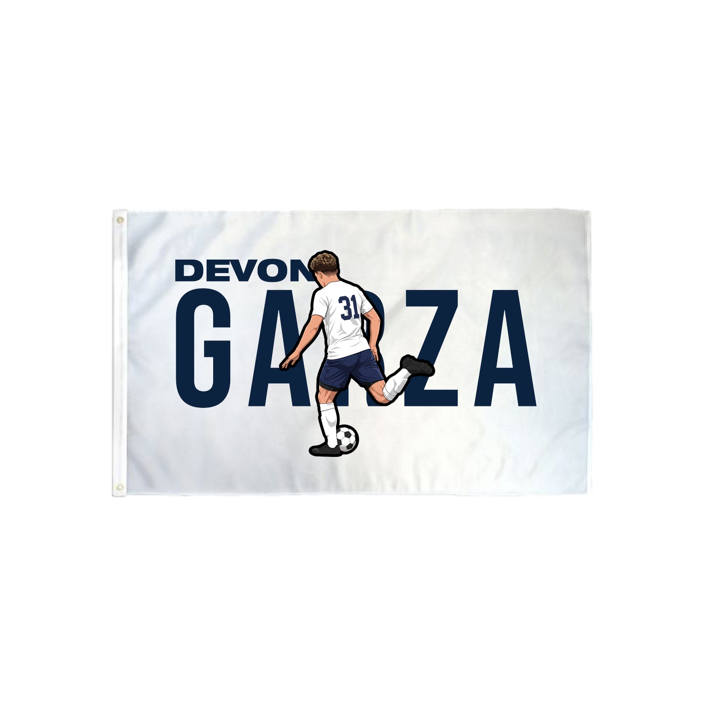 3x5 Flag — Player Name in Classic