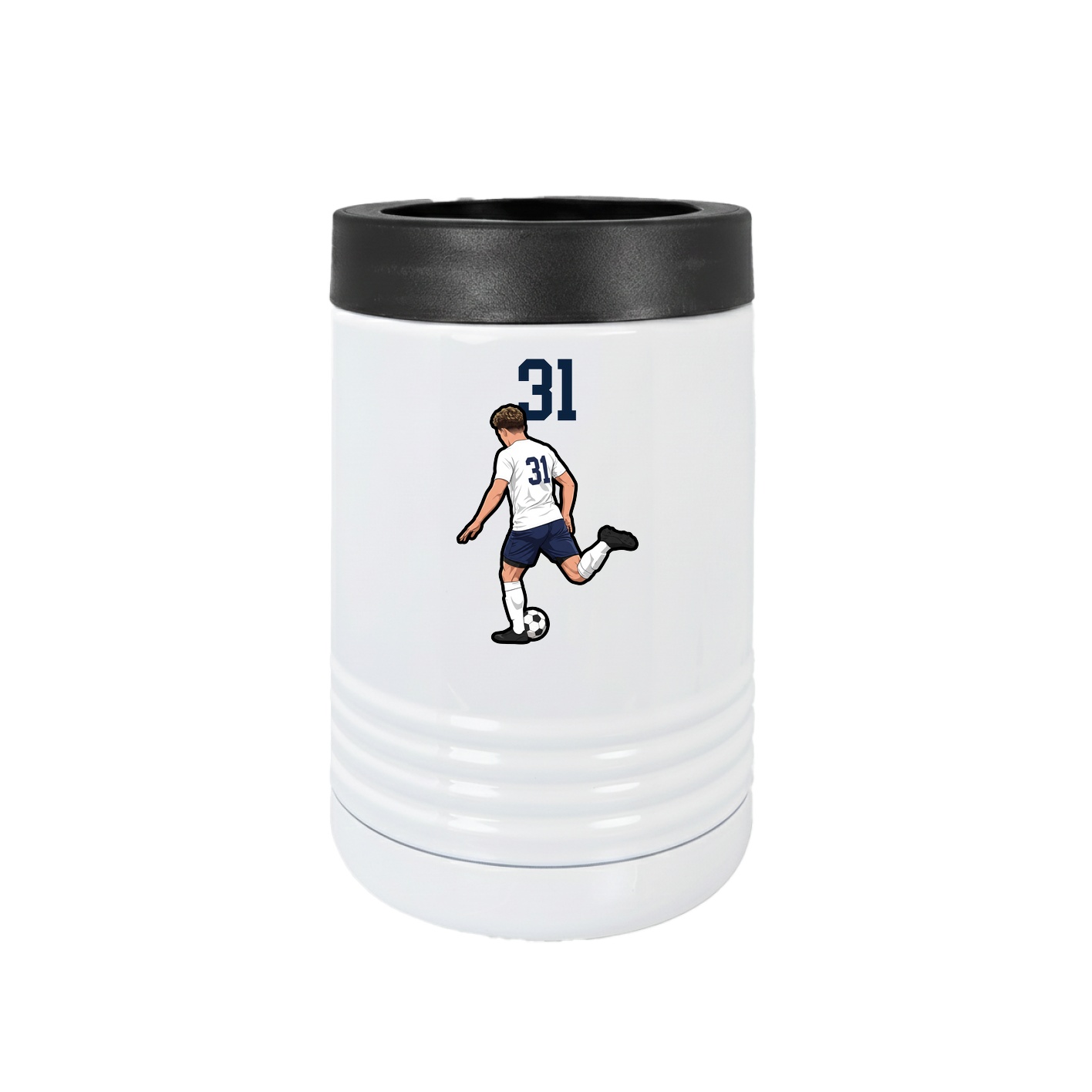 Beverage Holder — Number Top in White