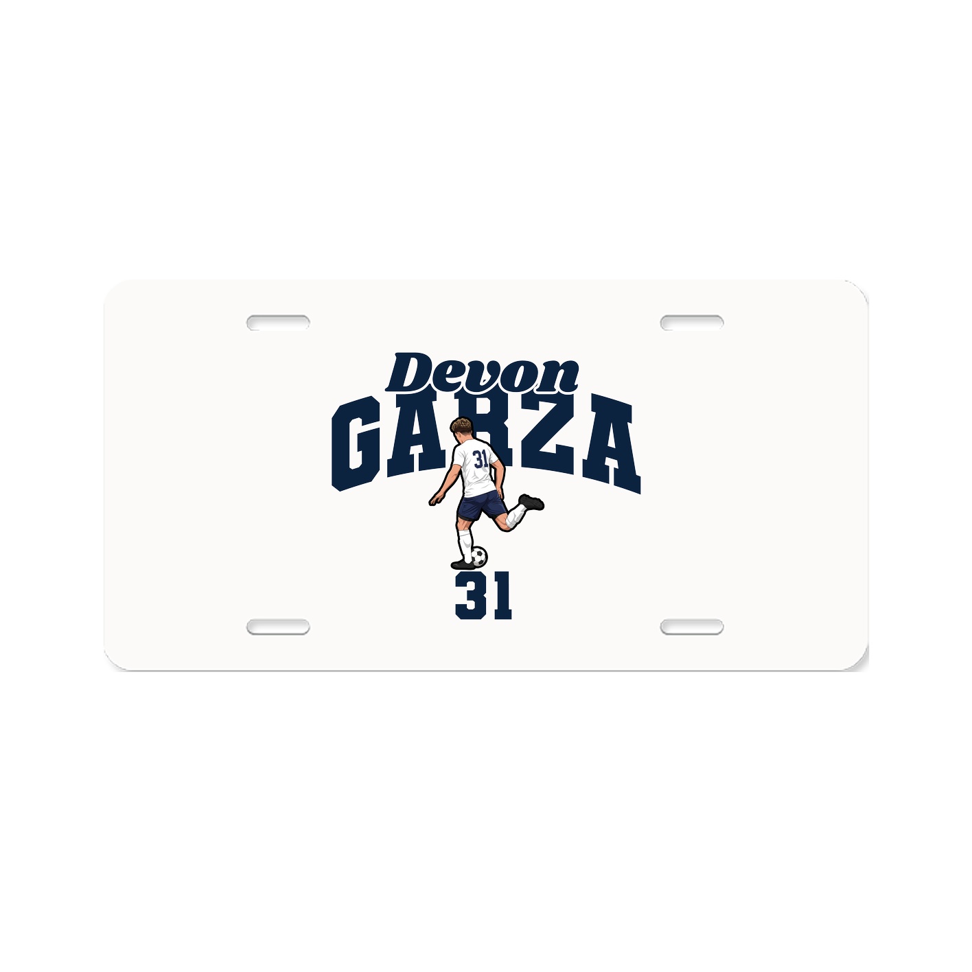 License Plate — Signature Arch in Classic