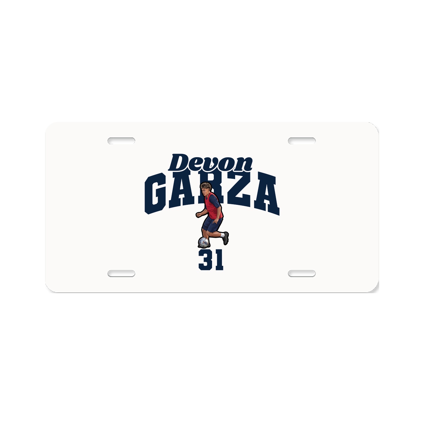 License Plate — Signature Arch in Classic