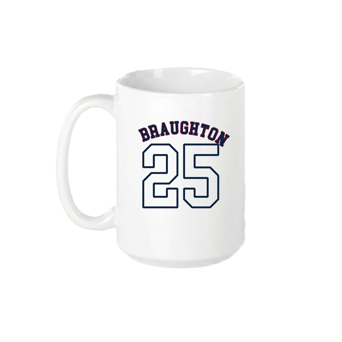 15oz Coffee Mug — Shirsey Arch in White