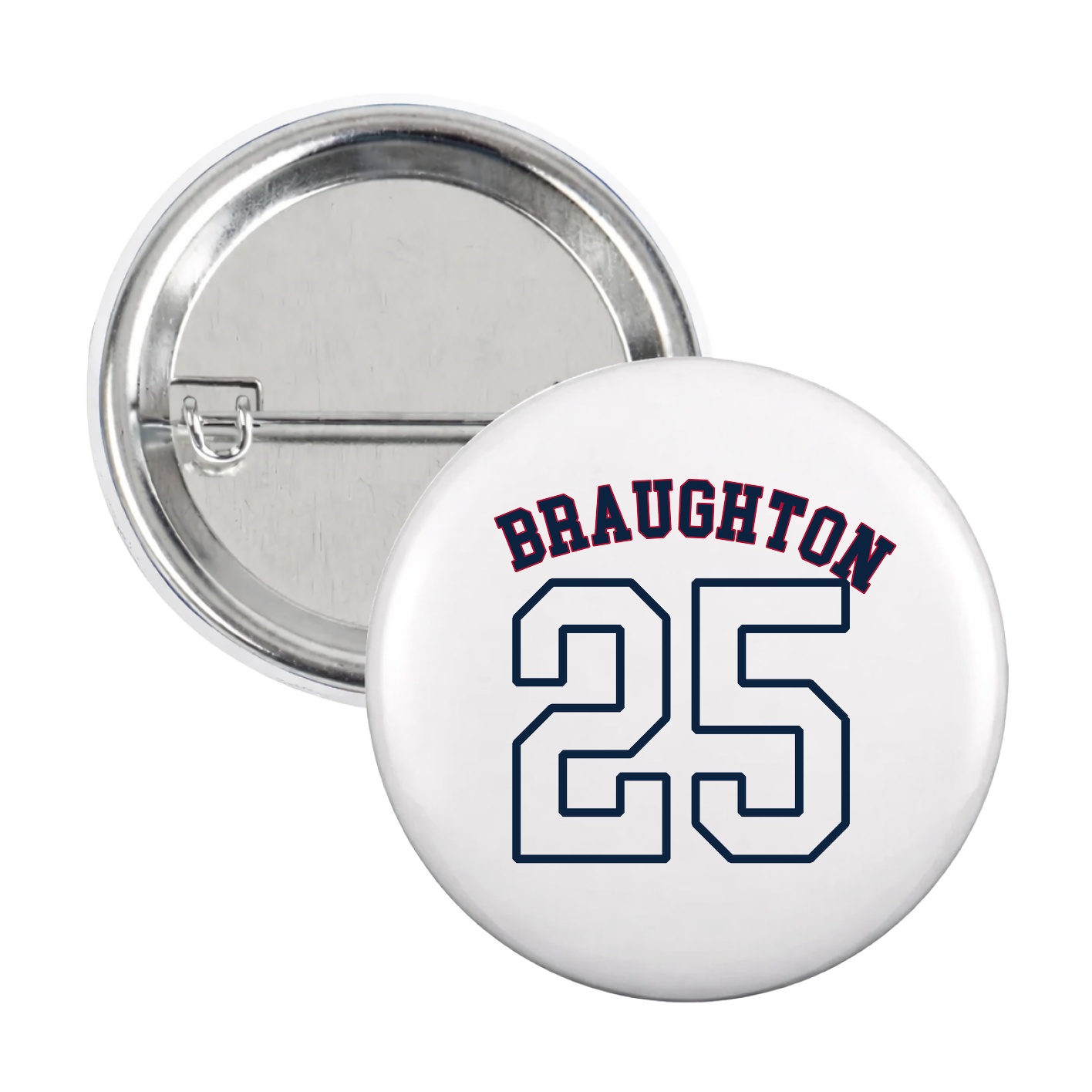 Game Day Button — Shirsey Arch in White