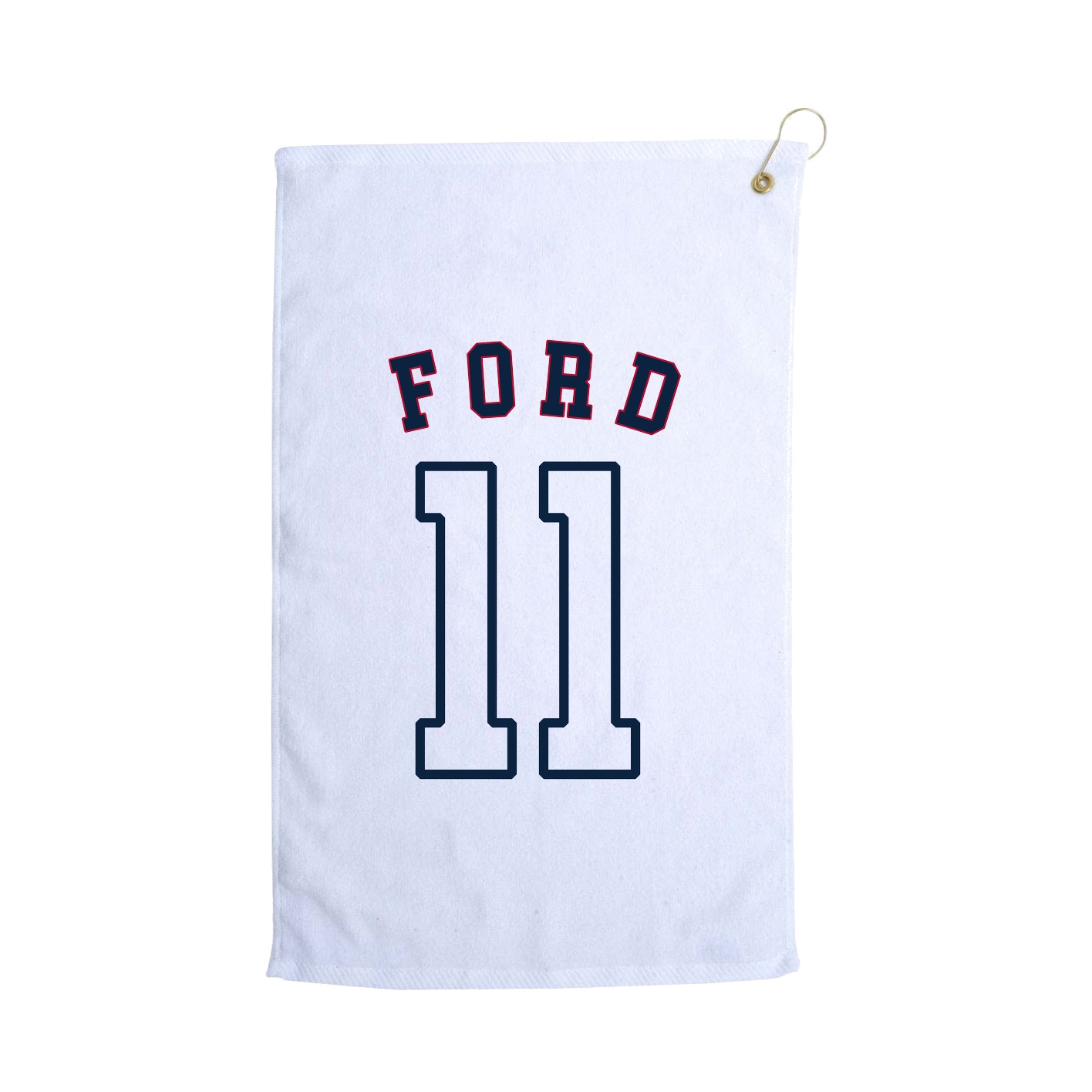 Golf Towel — Shirsey Arch in White