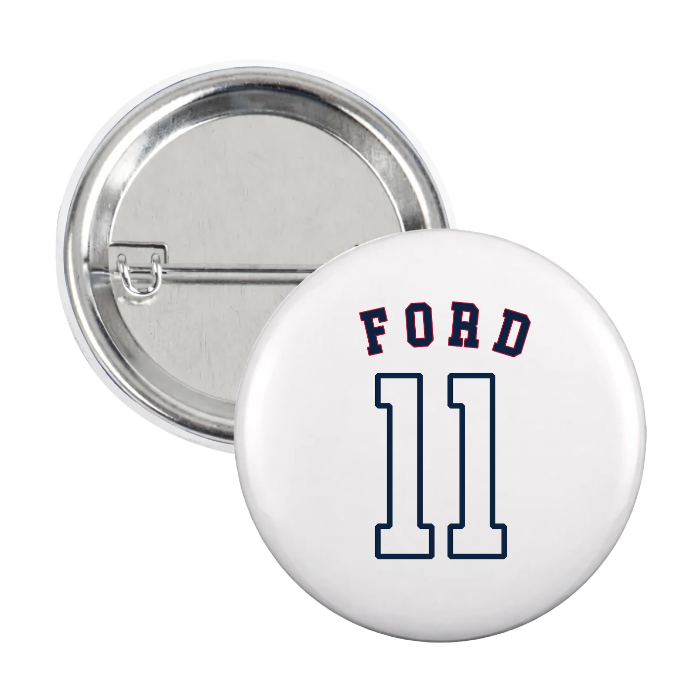 Game Day Button — Shirsey Arch in White