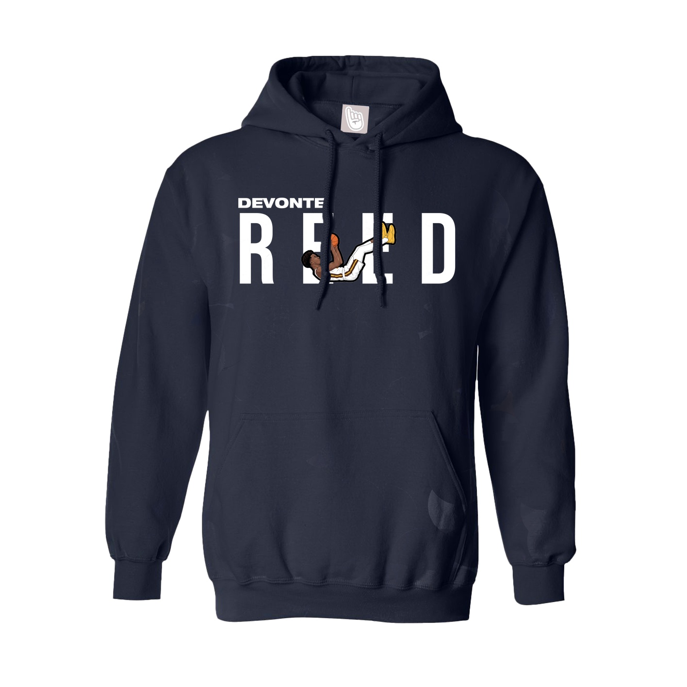 Youth Hoodie — Player Name in Navy