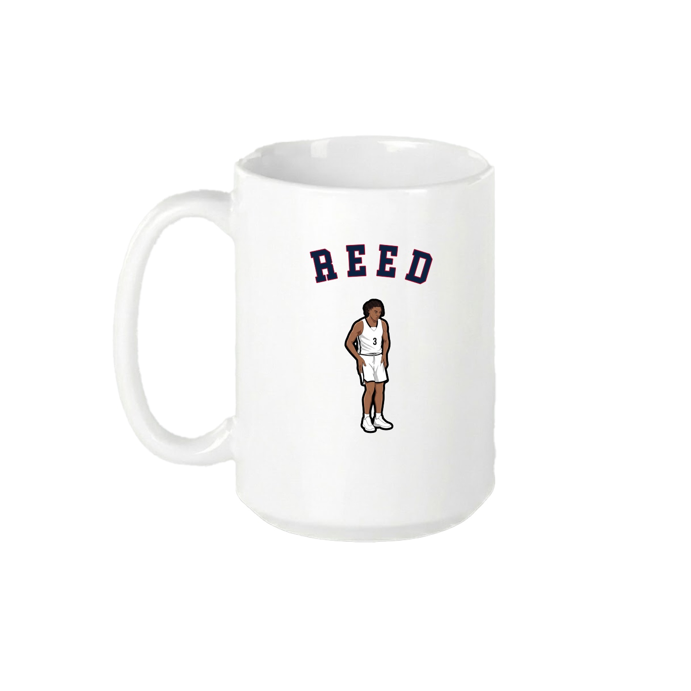 15oz Coffee Mug — Shirsey Arch in White
