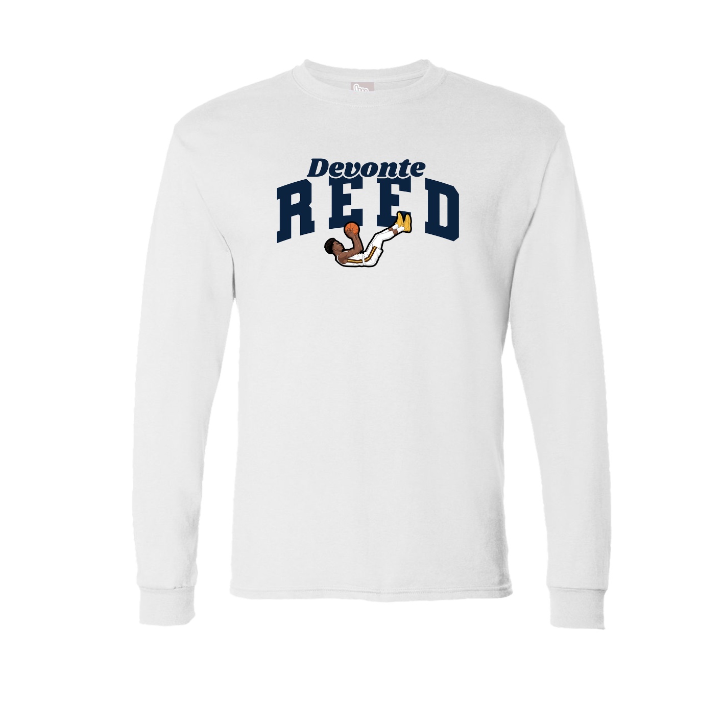 Long Sleeve Tee — Signature Arch in White