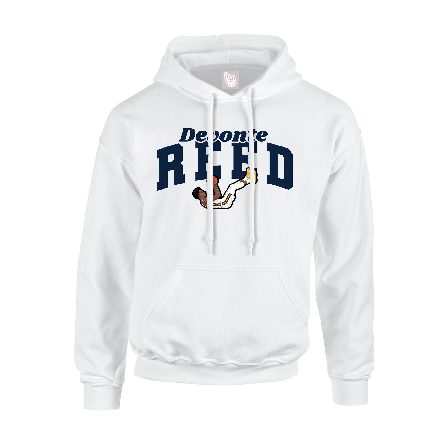 Youth Hoodie — Signature Arch in White