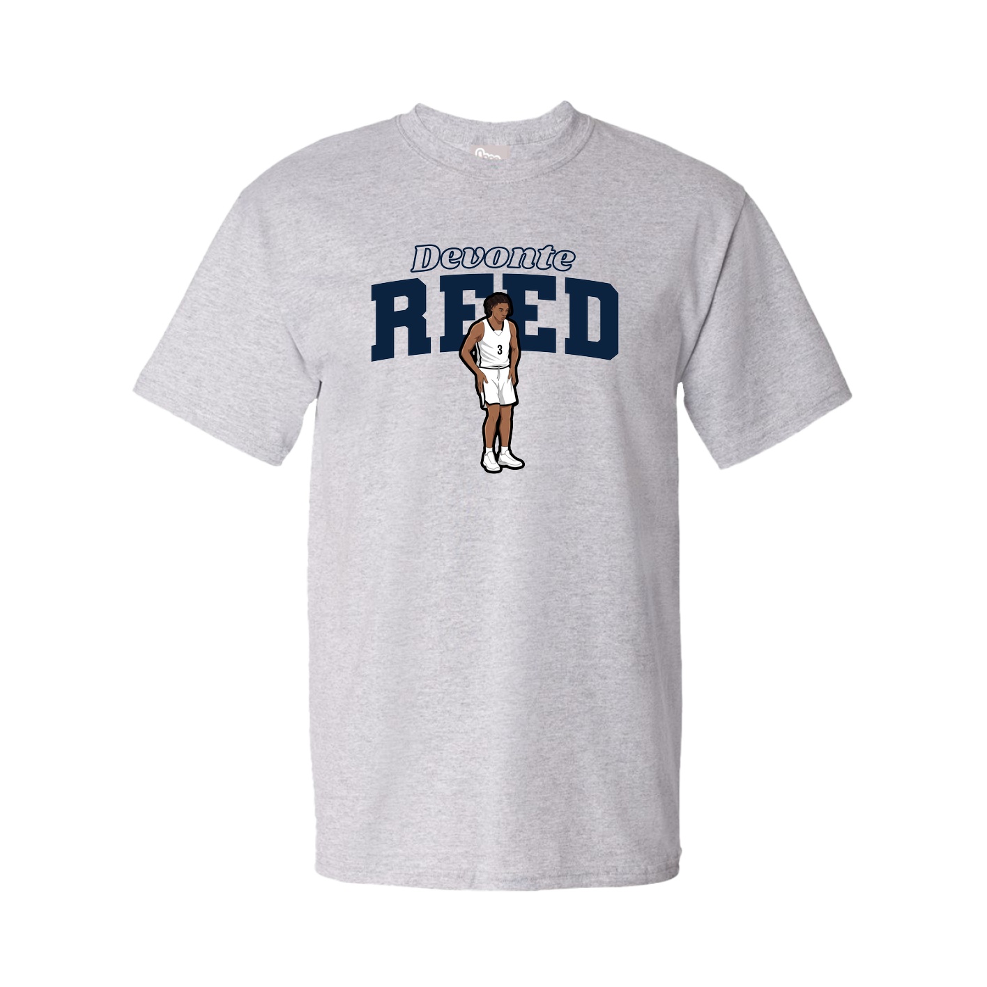 Tee — Name Arch in Grey
