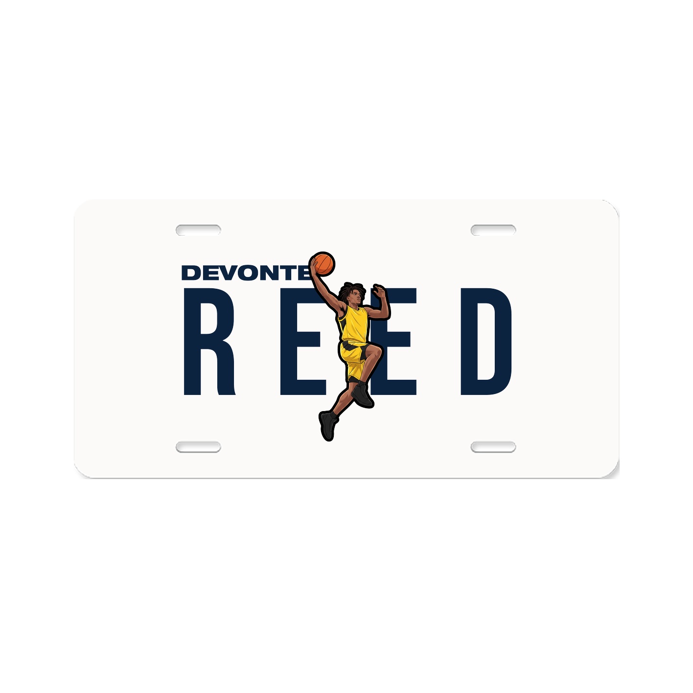 License Plate — Player Name in Classic