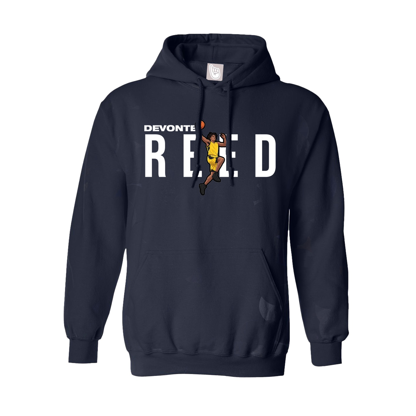 Hoodie — Player Name in Navy