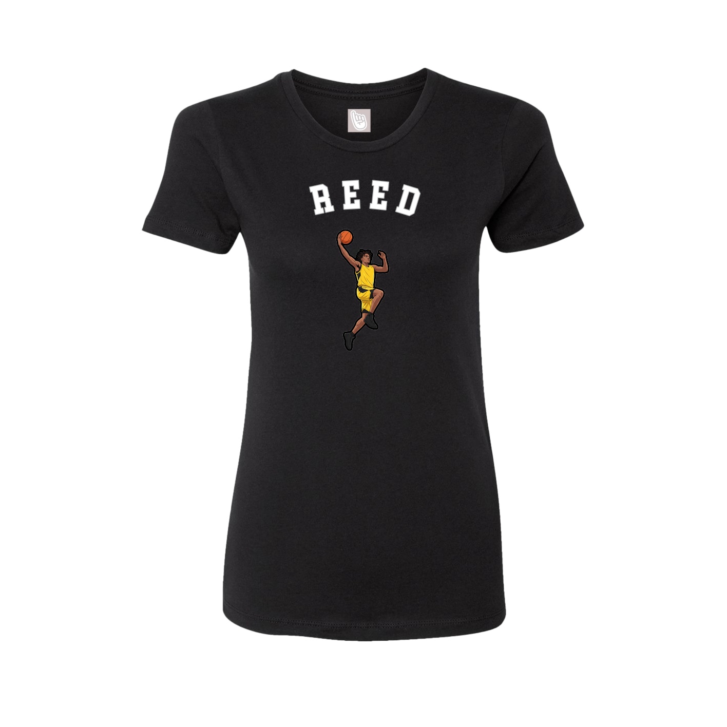 Fitted Women's Tee — Shirsey Arch in Black