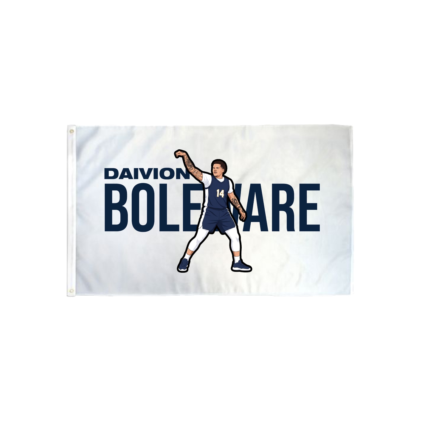 3x5 Flag — Player Name in Classic