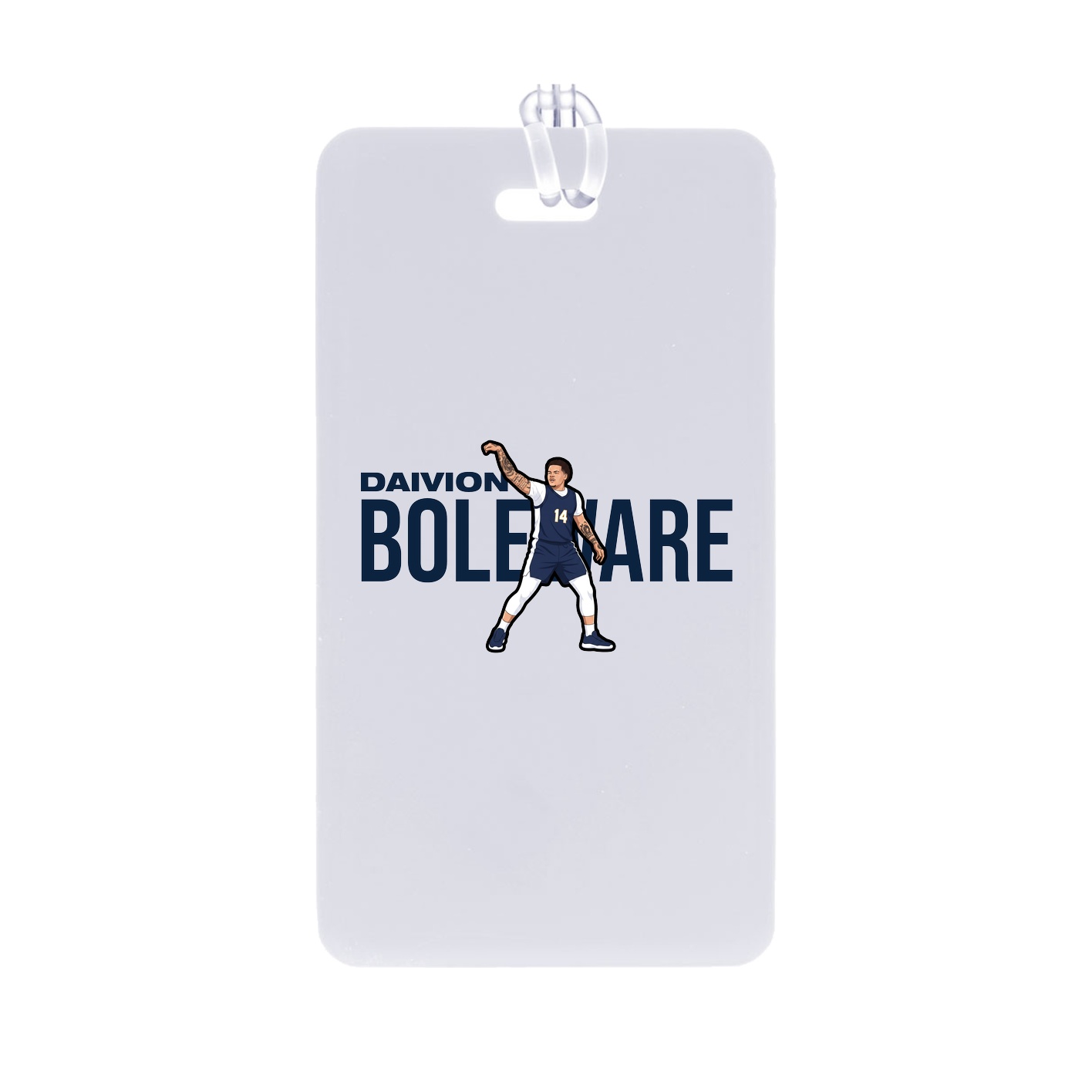 Bag Tag — Player Name in Classic