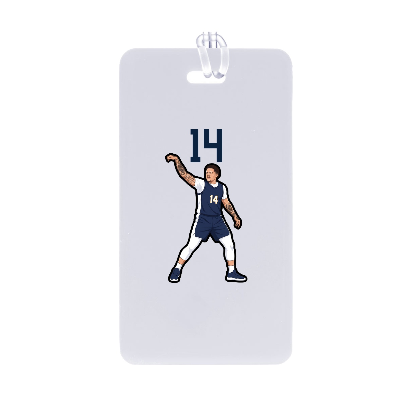 Bag Tag — Number Top in Classic