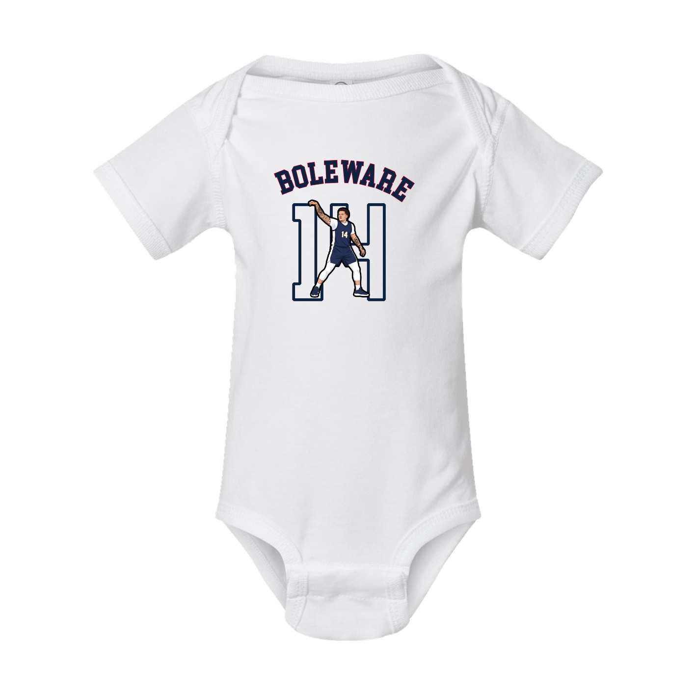 Baby Onesie — Shirsey Arch in White