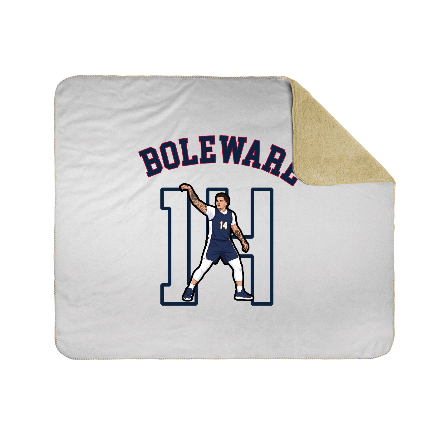 Throw Blanket — Shirsey Arch in White