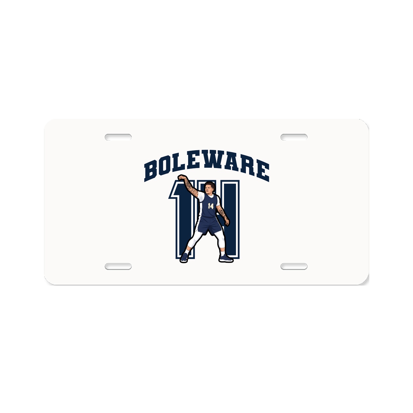 License Plate — Number in Classic