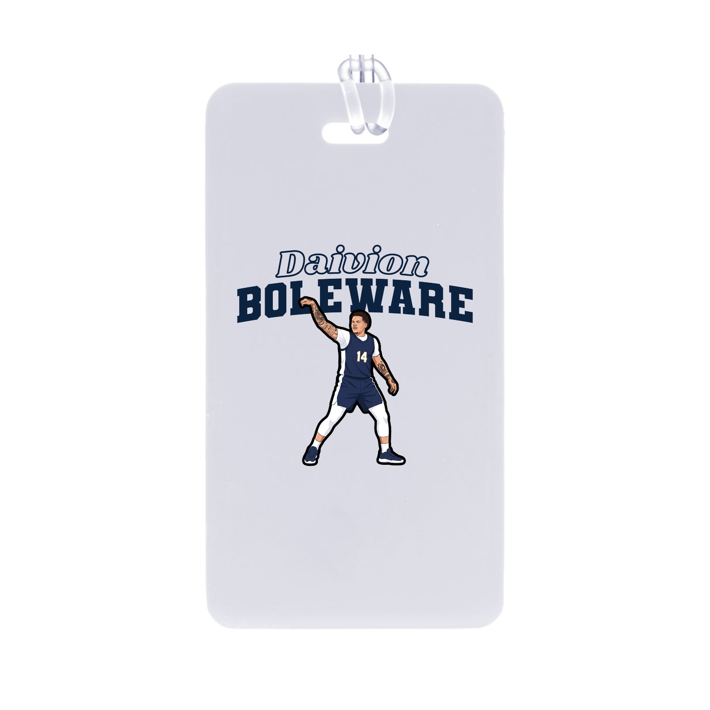 Bag Tag — Name Arch in Classic