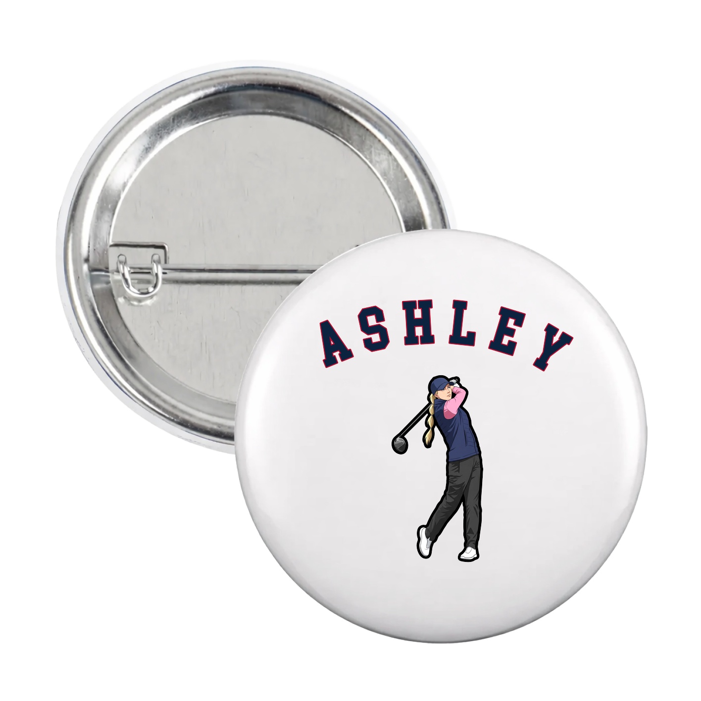 Game Day Button — Shirsey Arch in White