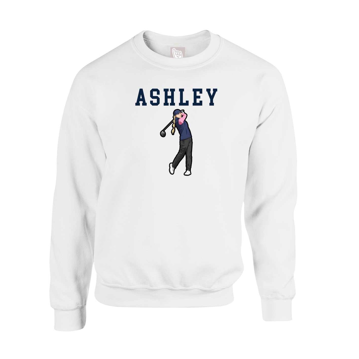 Fleece Crew — Shirsey in White