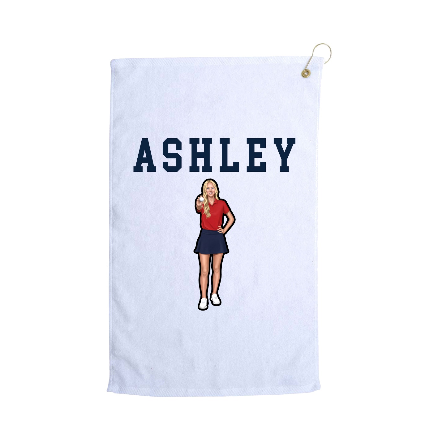 Golf Towel — Shirsey in White