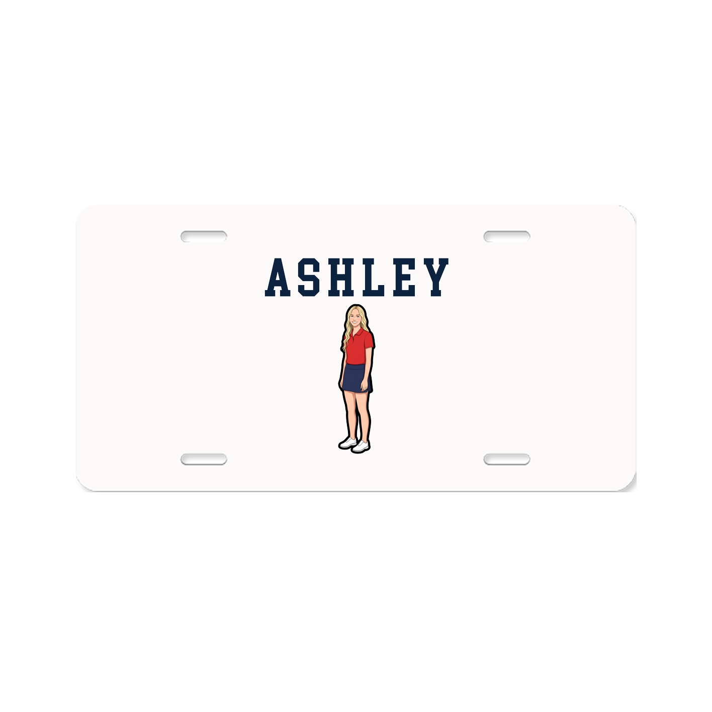 License Plate — Shirsey in Classic