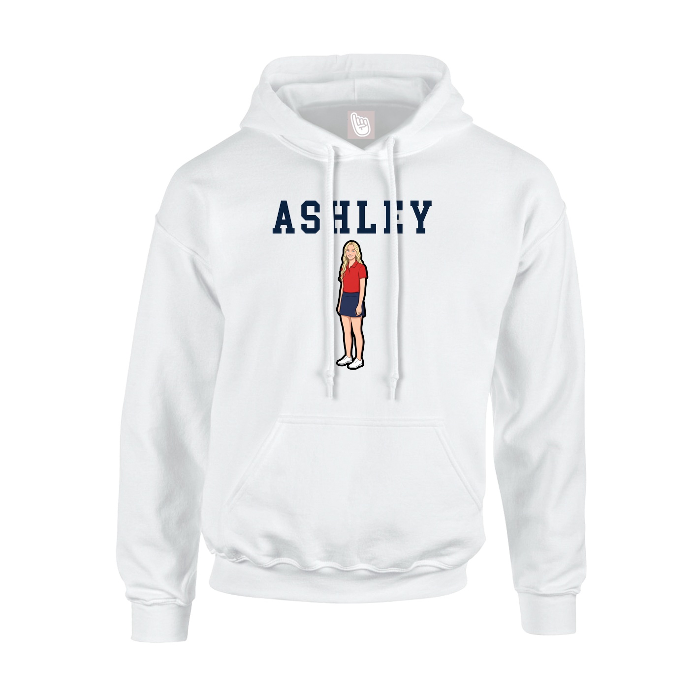 Youth Hoodie — Shirsey in White