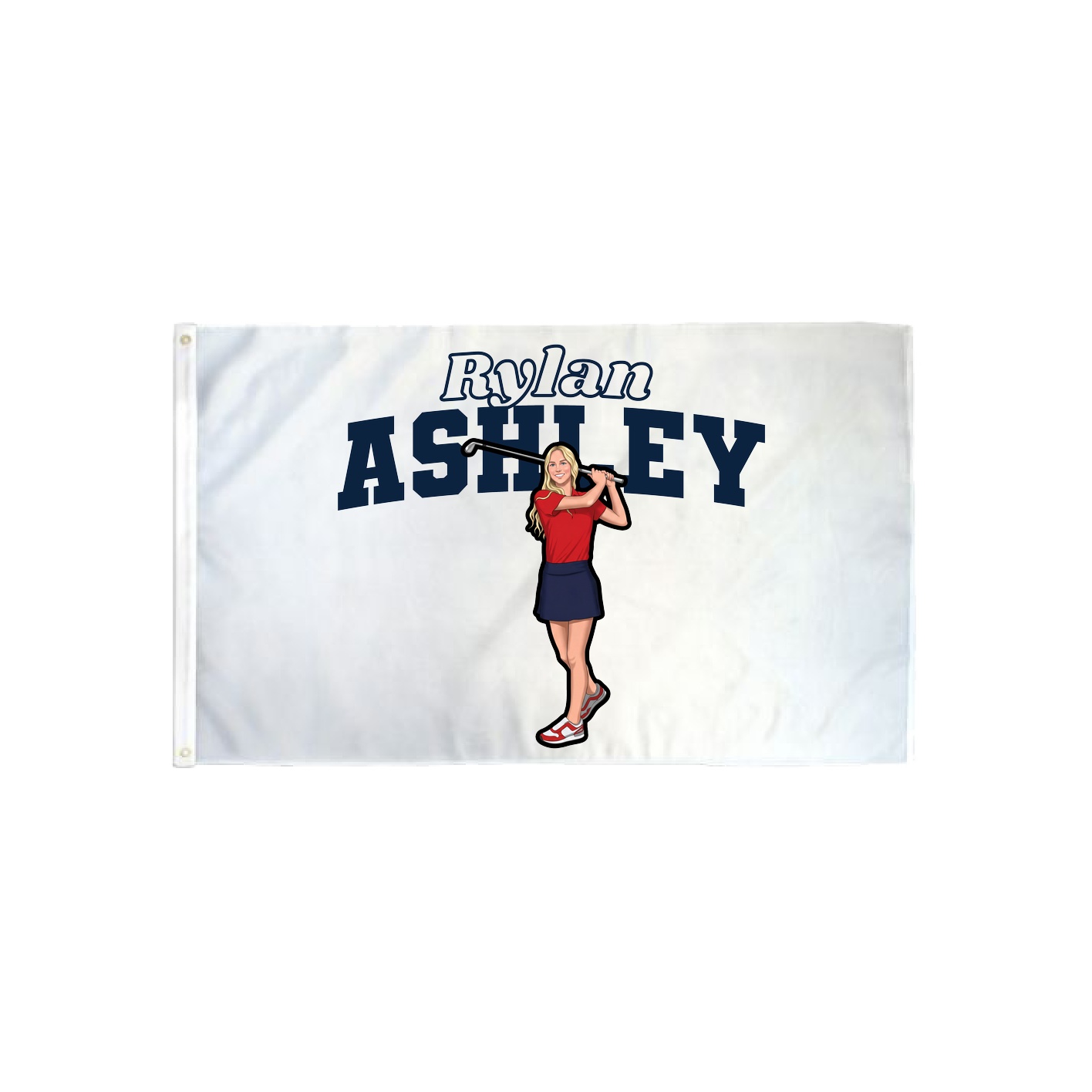 3x5 Flag — Name Arch in Classic