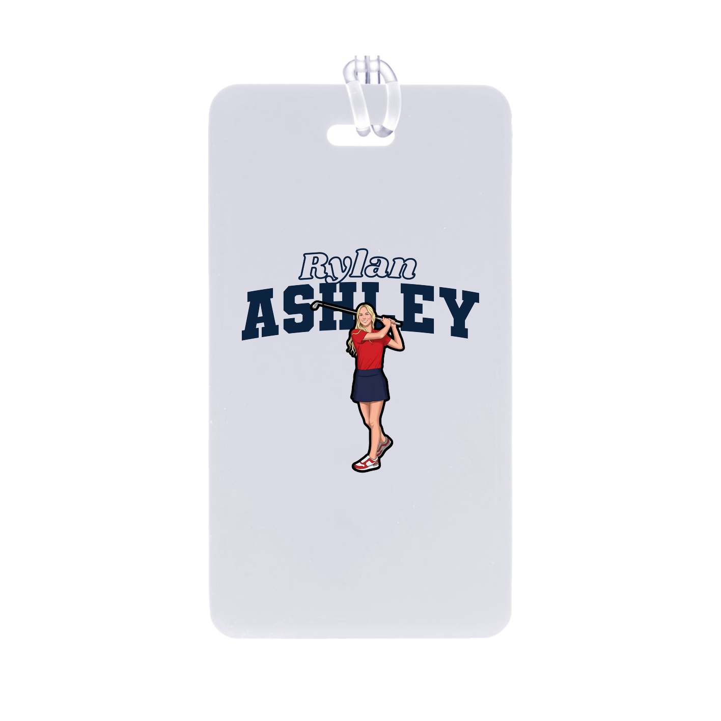 Bag Tag — Name Arch in Classic