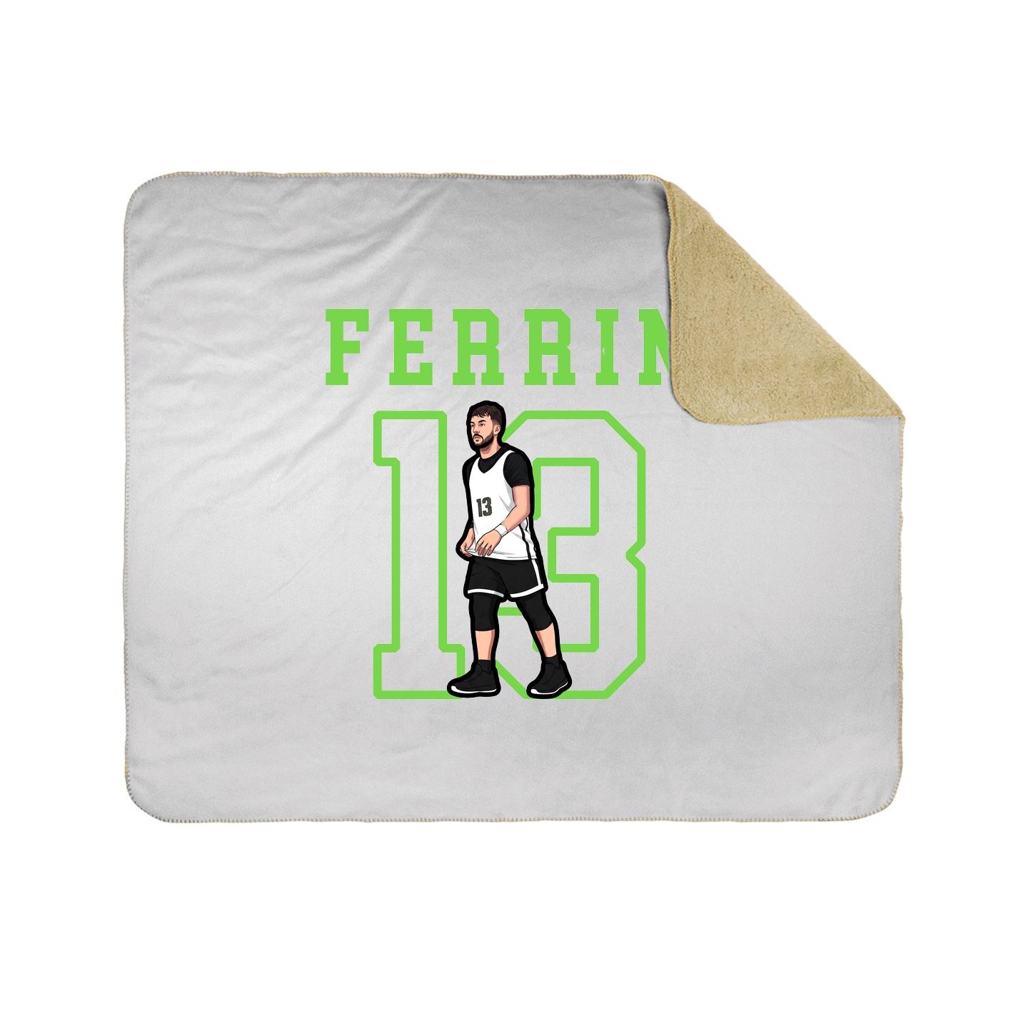 Throw Blanket — Shirsey in White