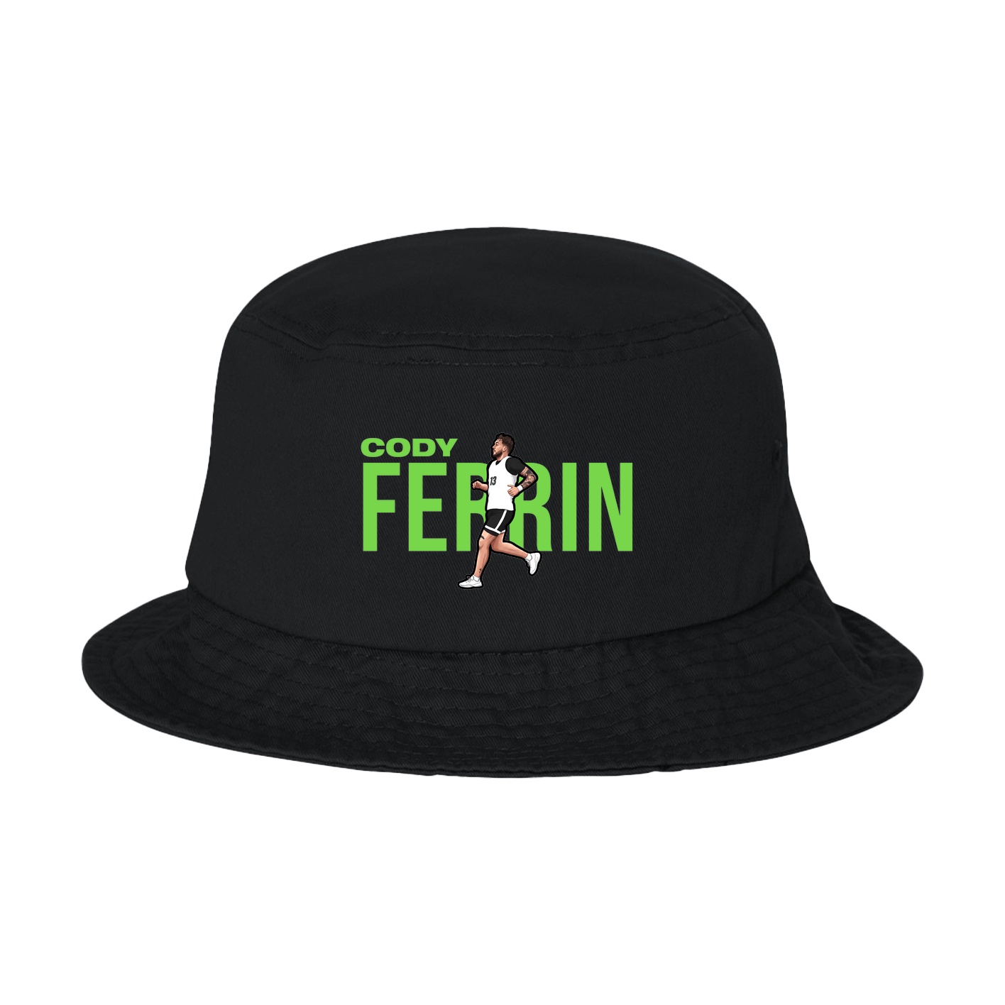 Bucket Cap — Player Name in Black