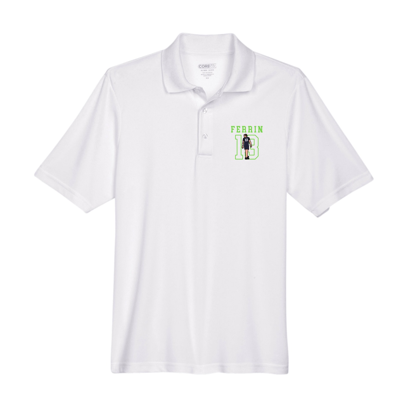 Performance Polo — Shirsey in White