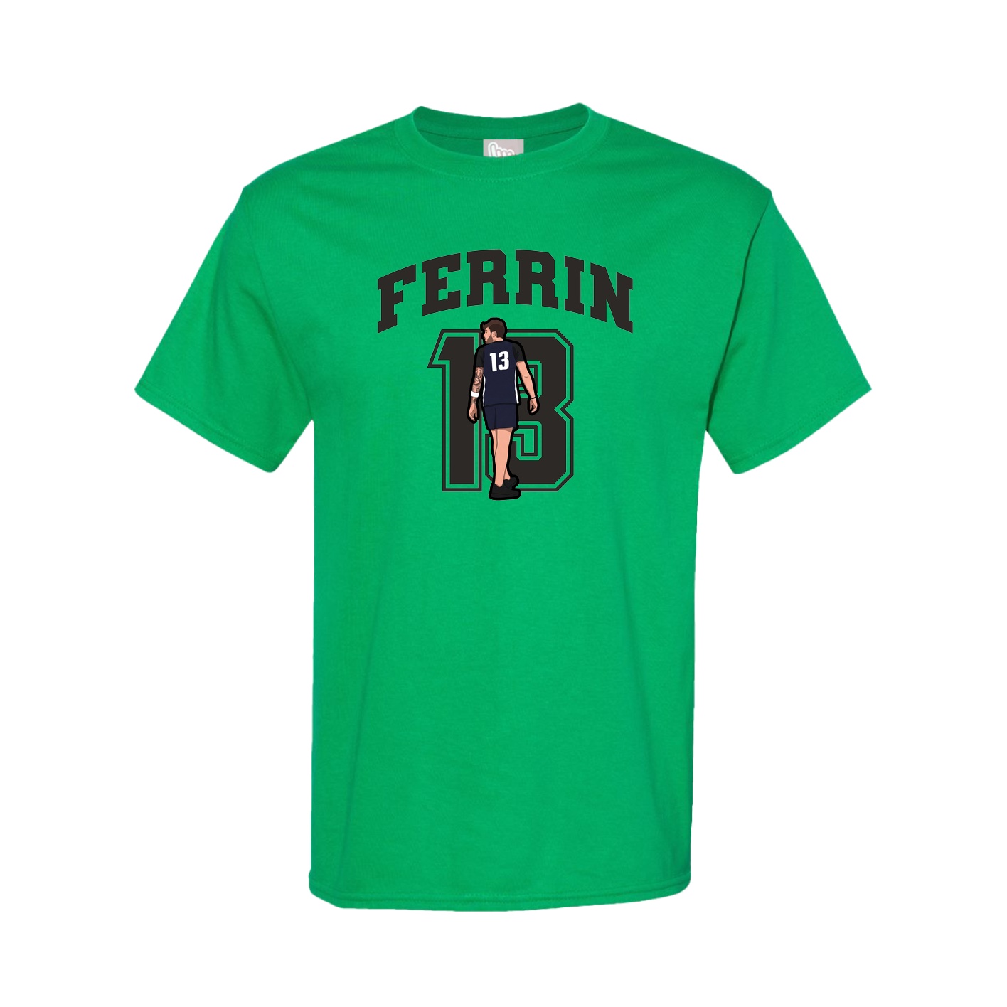 Tee — Number in Green