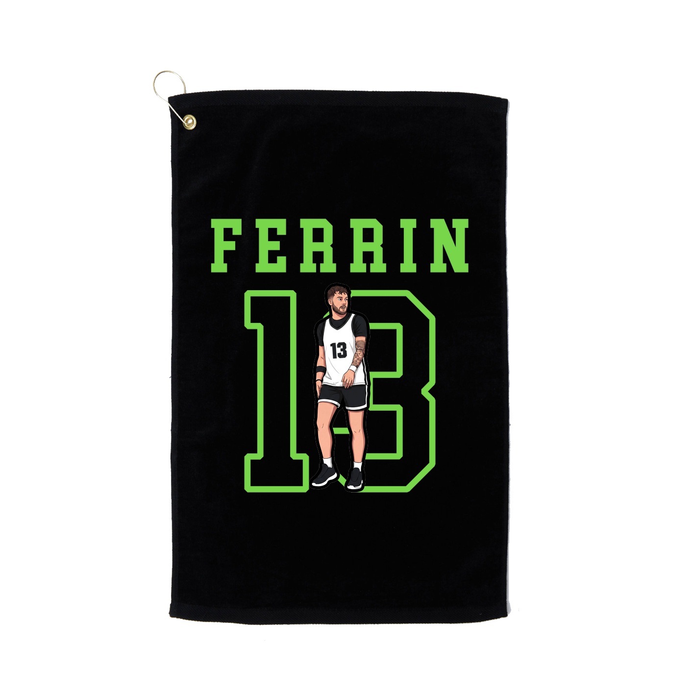 Golf Towel — Shirsey in Black
