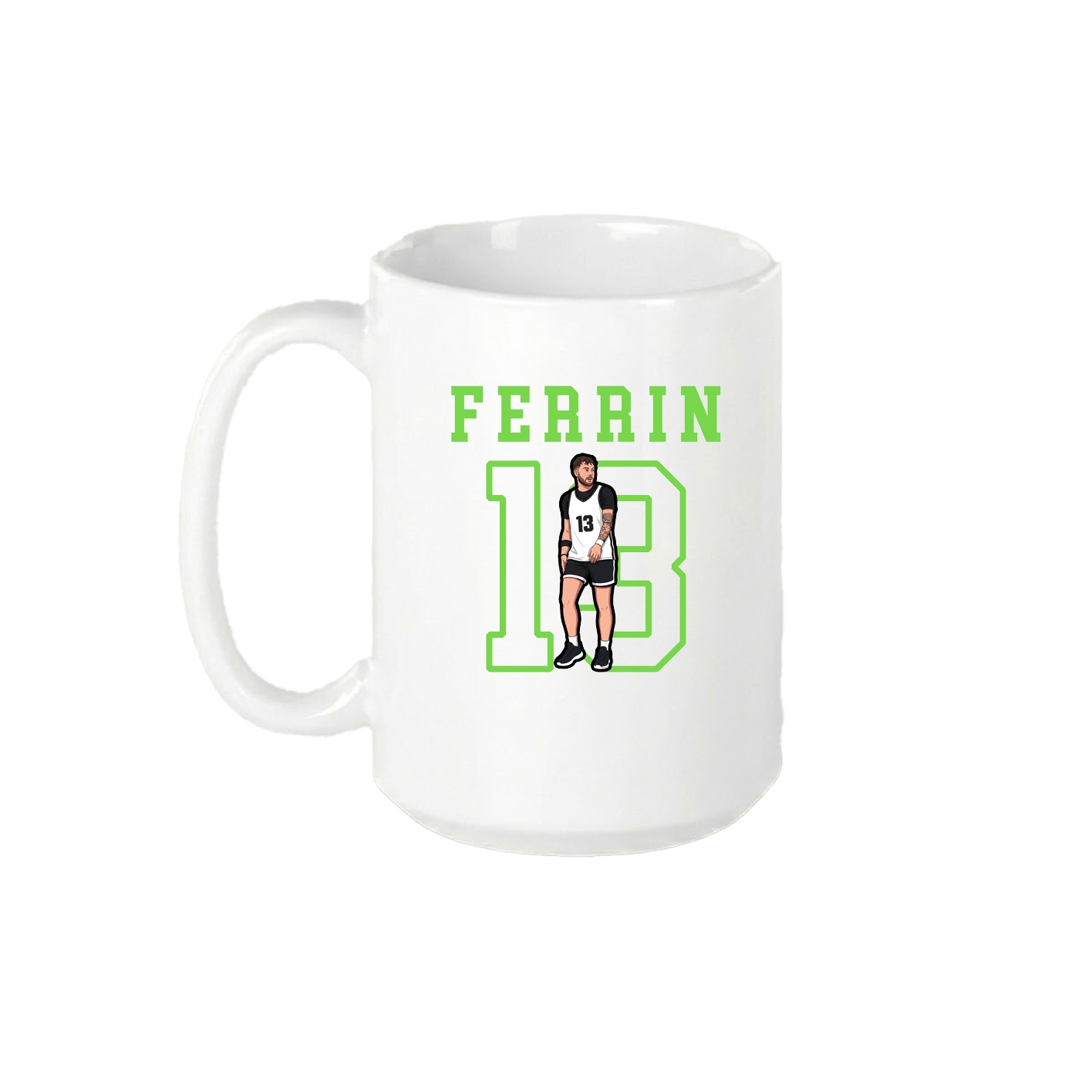 15oz Coffee Mug — Shirsey in White