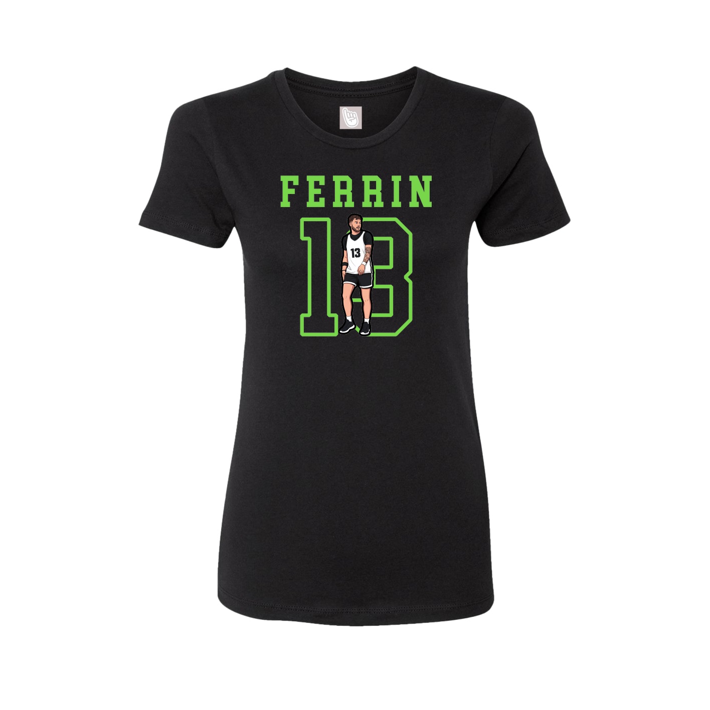 Fitted Women's Tee — Shirsey in Black