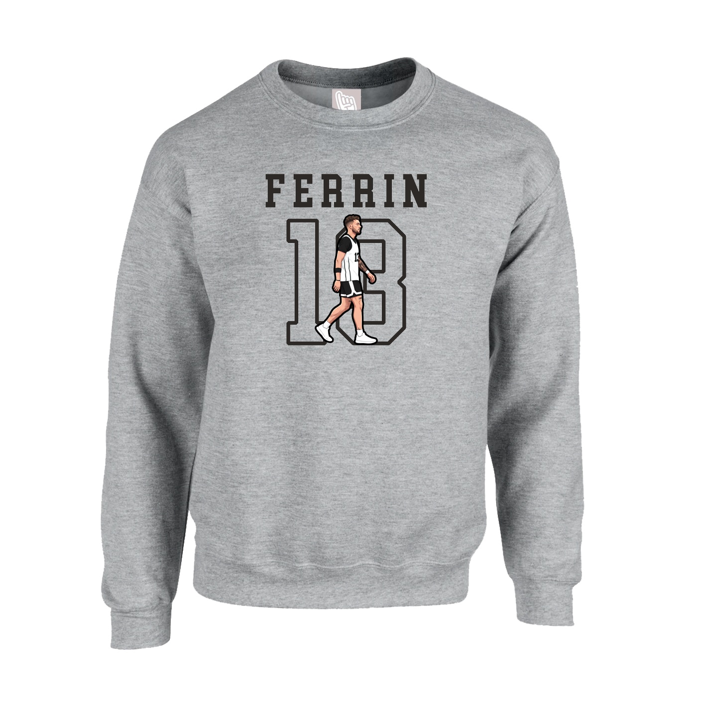 Fleece Crew — Shirsey in Grey