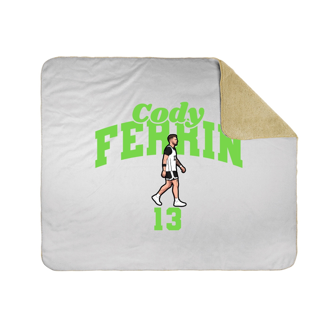 Throw Blanket — Signature Arch in White