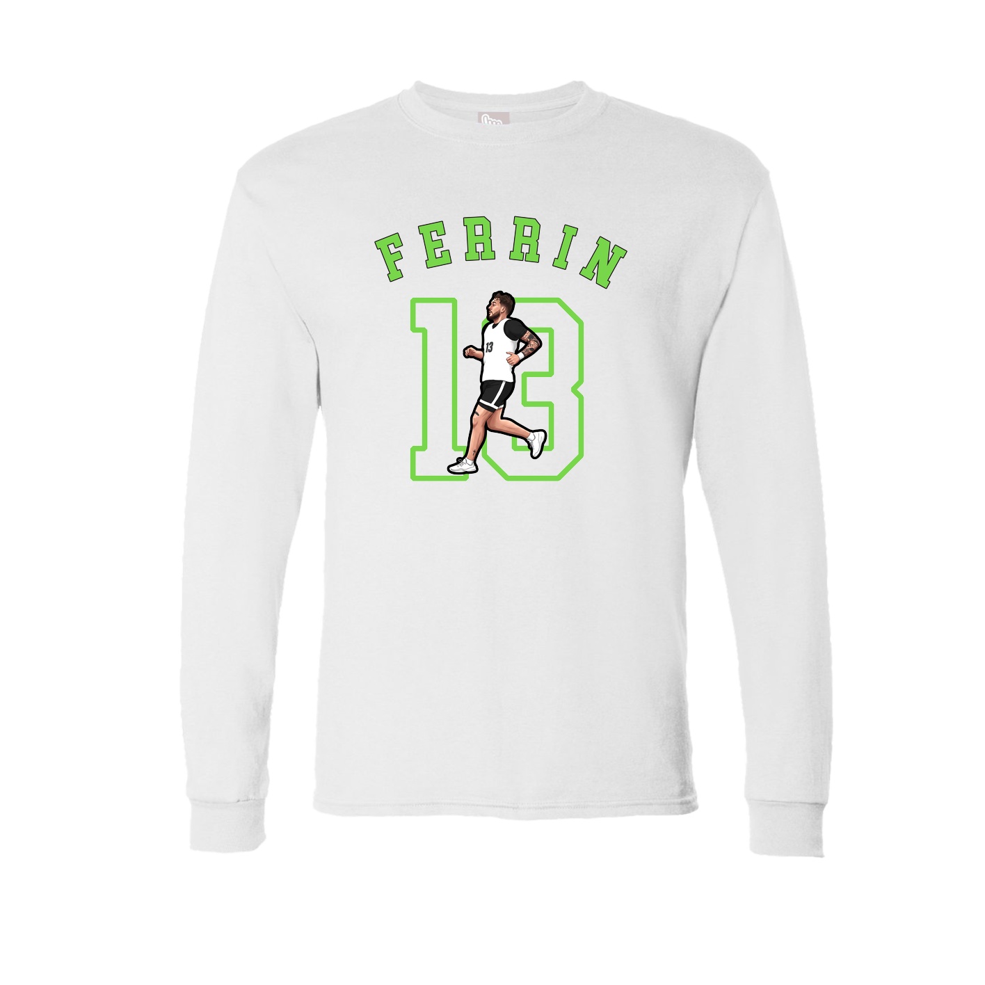 Long Sleeve Tee — Shirsey Arch in White