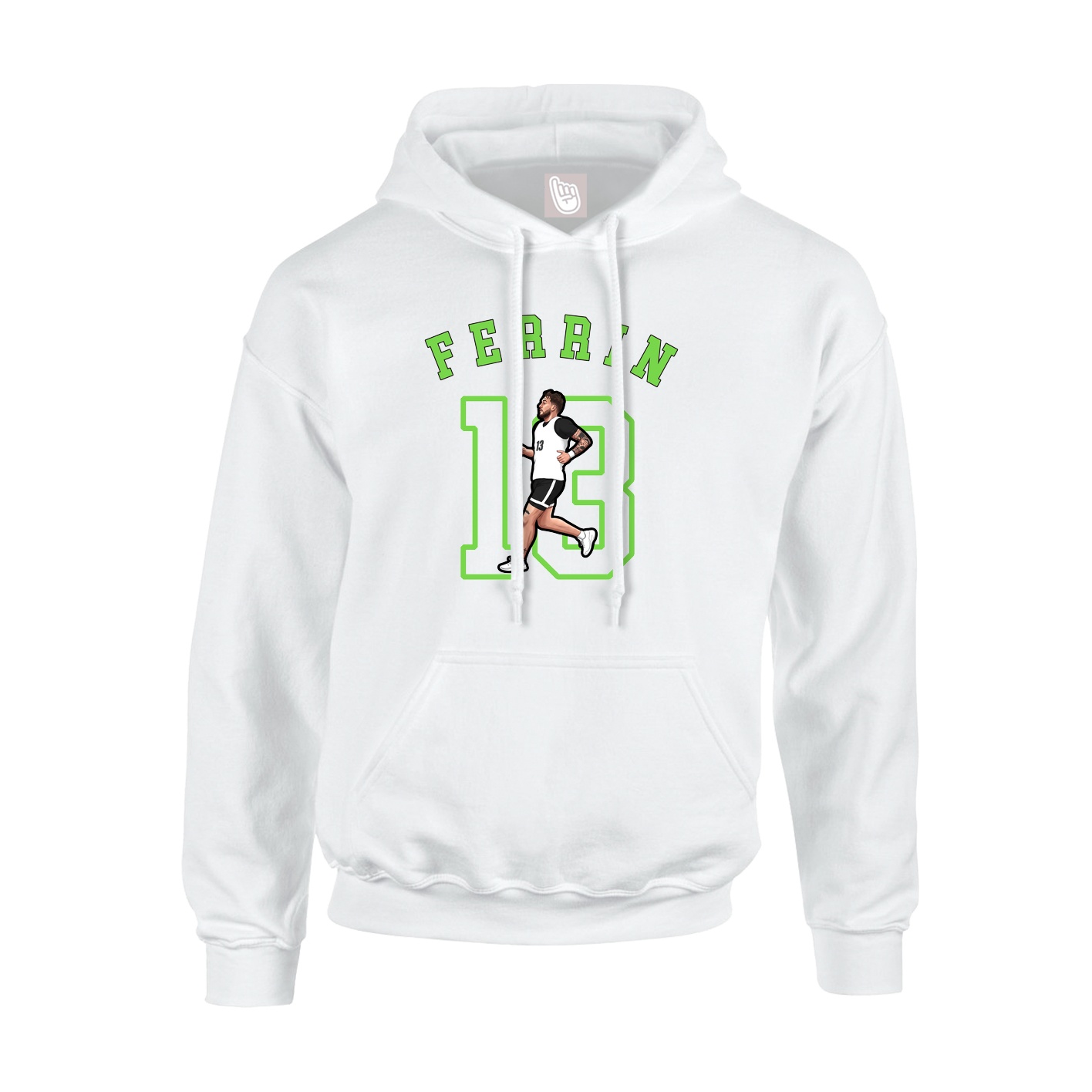 Hoodie — Shirsey Arch in White
