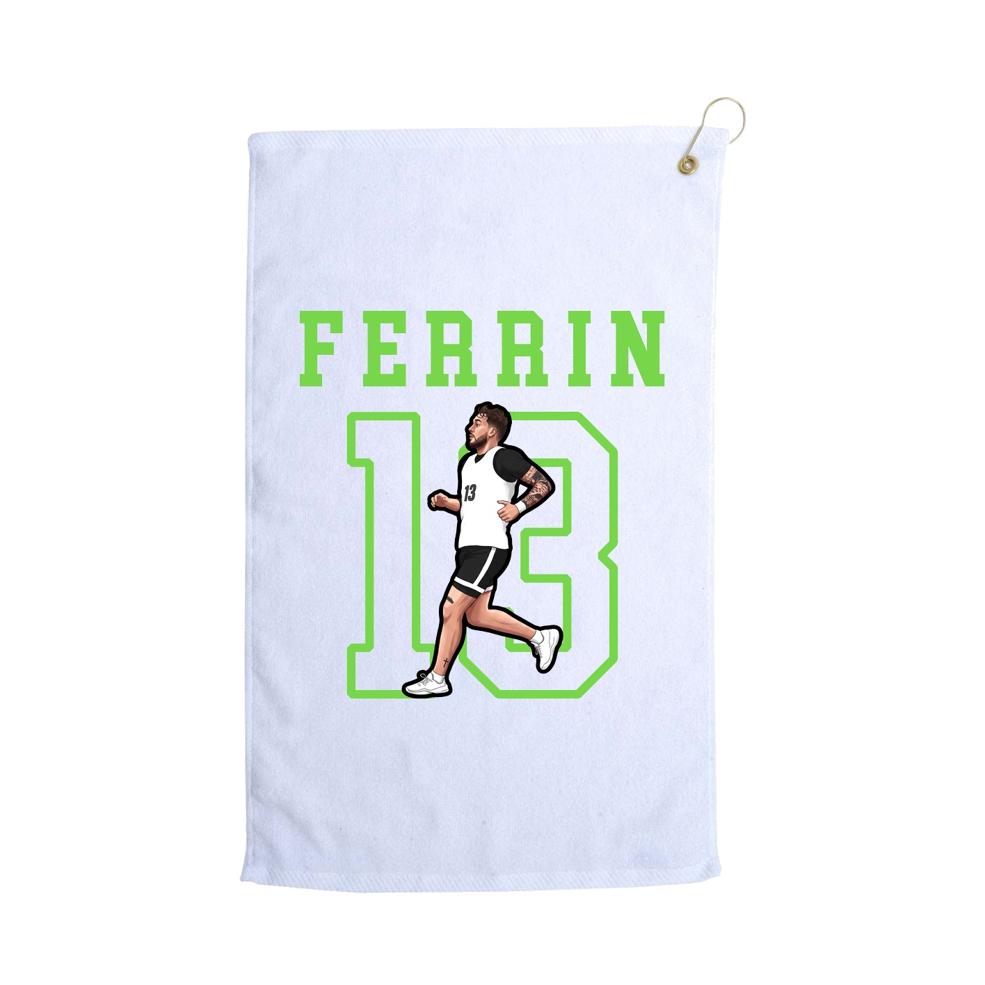 Golf Towel — Shirsey in White