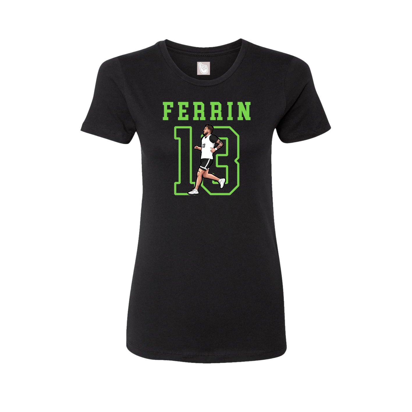 Fitted Women's Tee — Shirsey in Black