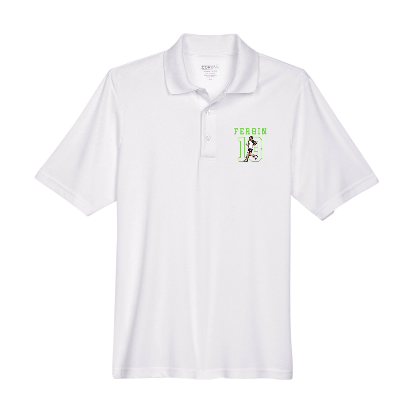 Performance Polo — Shirsey in White